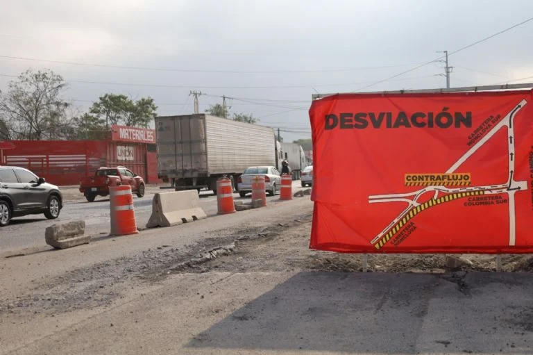 Avanzan al 55% obras del Distribuidor Vial Triángulo Norte en Escobedo