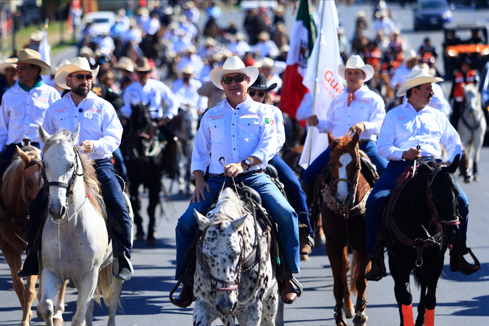 Celebra Guadalupe fundación con histórica cabalgata