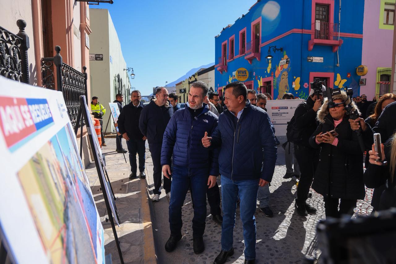 Supervisa Adrián la rehabilitación del Barrio Antiguo